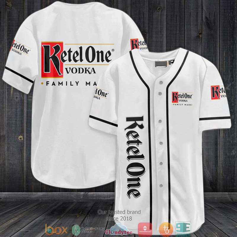 Ketel One Vodka White Baseball Jersey Ketel One Vodka White Baseball Jersey