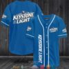 Keystone Light Blue Baseball Jersey