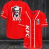 Kfc Red Baseball Jersey