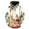 Kid Goku Climbing Tree With Master Roshi Dragon Ball Z Pullover And Zippered Hoodies Custom 3d Graphic Printed 3d Hoodie For Men For Women - 8706c5c58aae