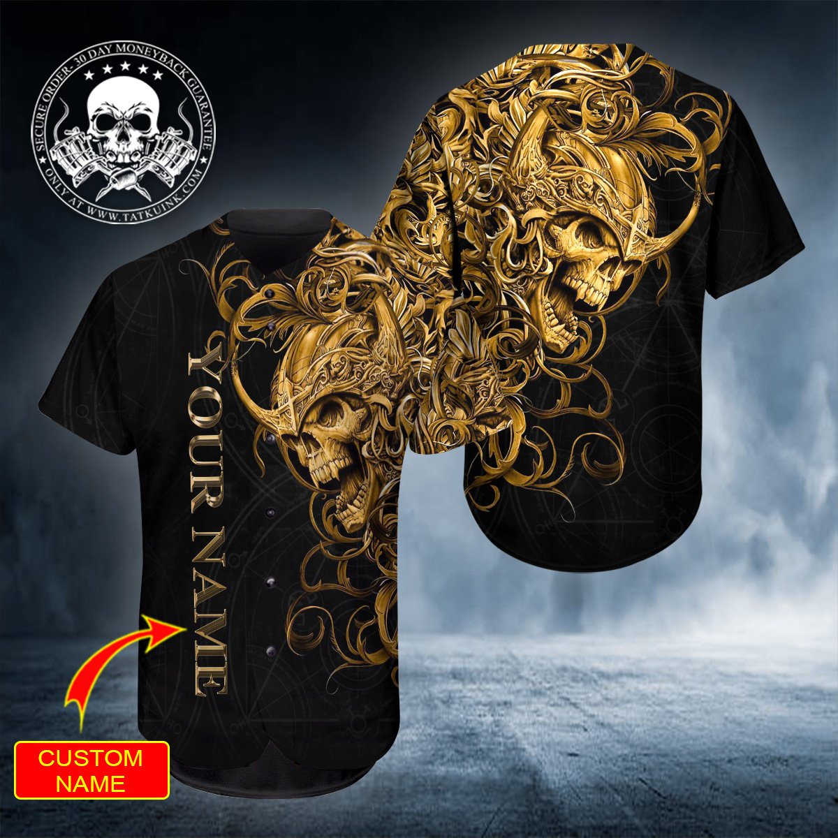 King Viking Personalized Baseball Jersey King Viking Personalized Baseball Jersey