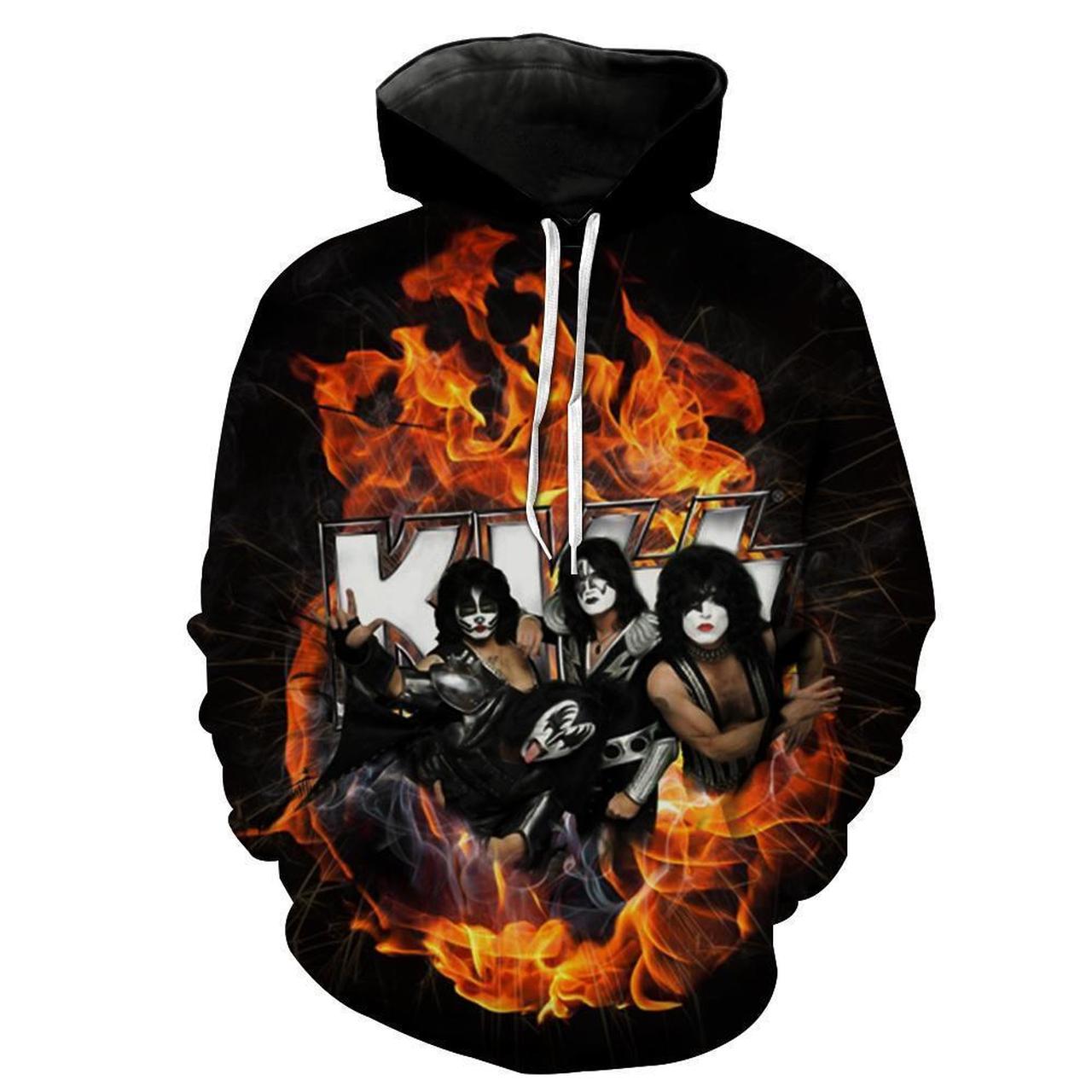 Kiss Band 3D Printed Hoodie/Zipper Hoodie - 2c9648c11681 Kiss Band 3D Printed Hoodie/Zipper Hoodie - 2c9648c11681