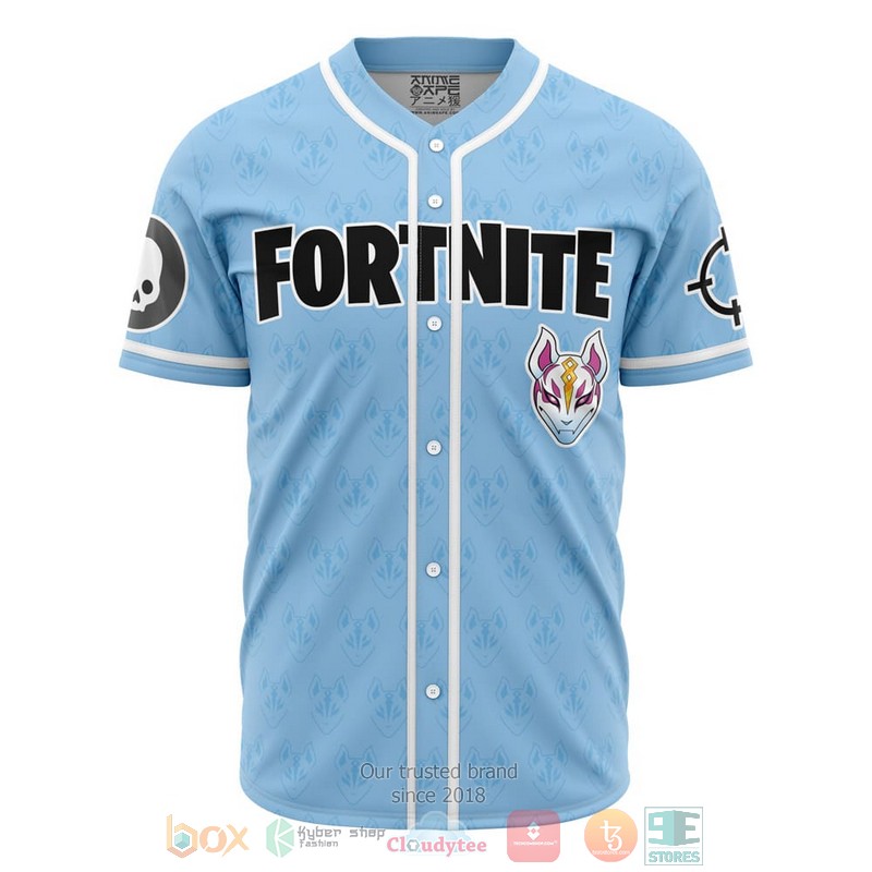 Kitsune Drift Mask Fortnite Baseball Jersey Kitsune Drift Mask Fortnite Baseball Jersey
