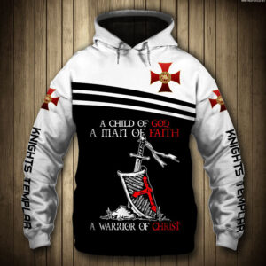 Knights Templar A Child Of God 3D Printed Hoodie/Zipper Hoodie - 7f2b846c6066