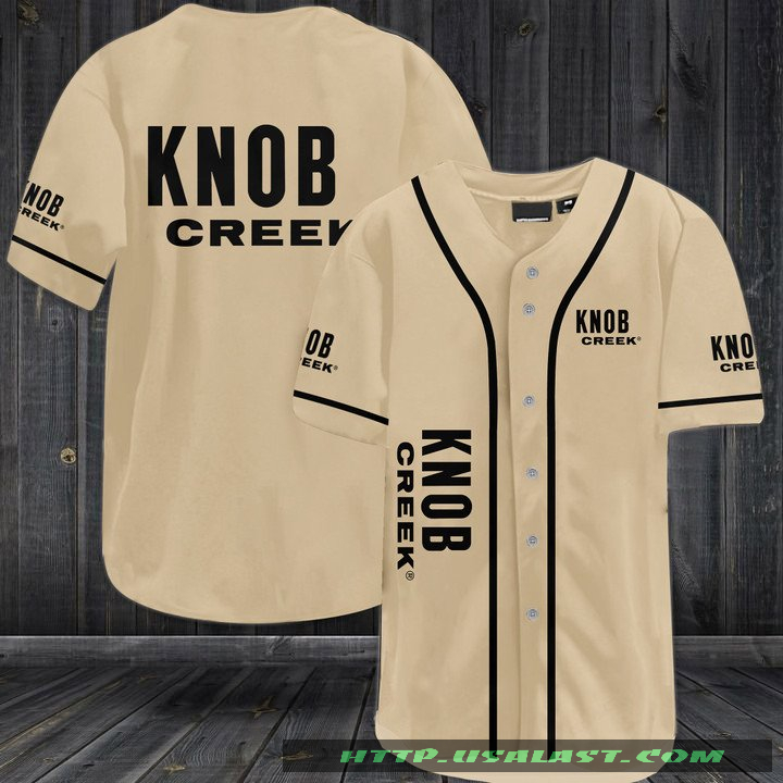 Knob Creek Bourbon Whiskey Baseball Jersey Shirt Knob Creek Bourbon Whiskey Baseball Jersey Shirt