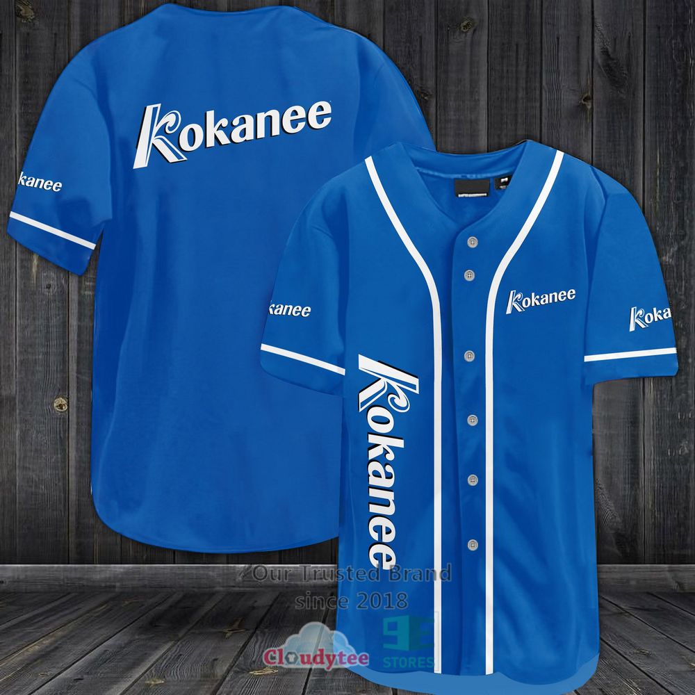 Kokanee Beer Baseball Jersey Shirt Kokanee Beer Baseball Jersey Shirt