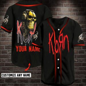 Korn Custom Name Baseball Jersey Shirt