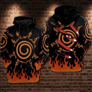 Kurama Naruto Pullover And Zip Pered Hoodies Custom 3D Kurama Naruto Graphic Printed 3D Hoodie All Over Print Hoodie For Men For Women - b3270e6b58f4