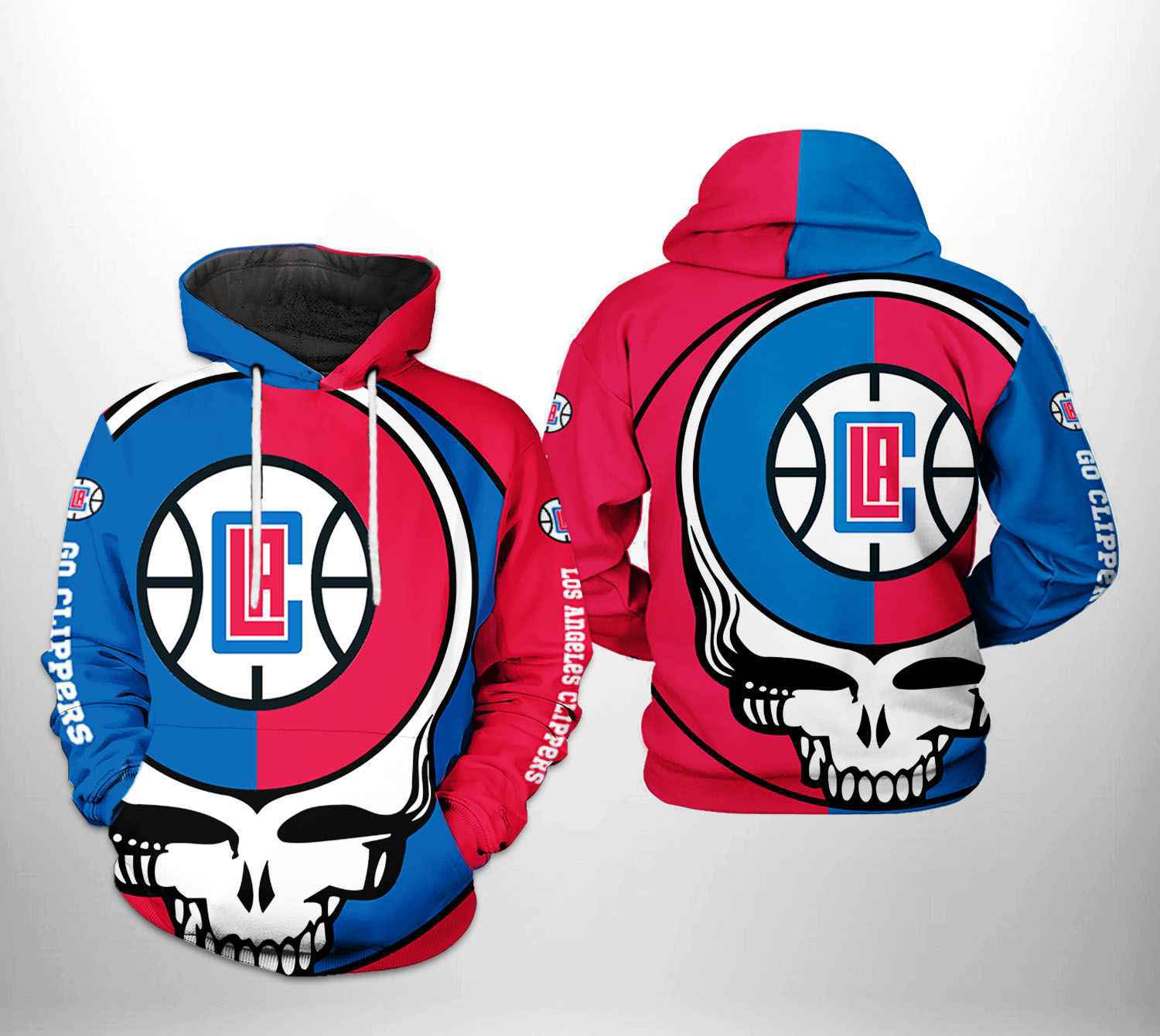LA Clippers NBA Grateful Dead 3D Printed Hoodie/Zipper Hoodie - 78857f7785ef LA Clippers NBA Grateful Dead 3D Printed Hoodie/Zipper Hoodie - 78857f7785ef