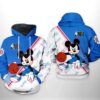 LA Clippers NBA Mickey 3D Printed Hoodie/Zipper Hoodie - 0edd2bf48b49