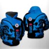 LA Clippers NBA Skull Team 3D Printed Hoodie/Zipper Hoodie - fb384dda198c