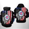 LA Clippers NBA US Flag Team 3D Printed Hoodie/Zipper Hoodie - f28a0639f1ca