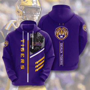 LSU 3D Hoodie - 05494cbbf80d