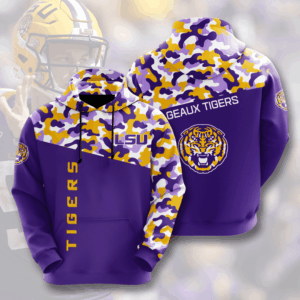 LSU 3D Hoodie - d55b57fba8ba