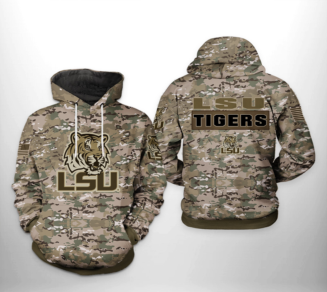 LSU Tigers NCAA Camo Veteran 3D Printed Hoodie/Zipper Hoodie - 776d894033fc LSU Tigers NCAA Camo Veteran 3D Printed Hoodie/Zipper Hoodie - 776d894033fc