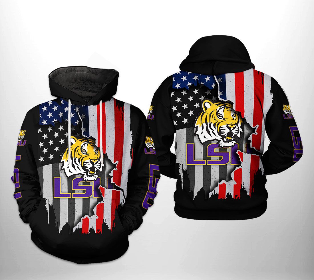 LSU Tigers NCAA US Flag 3D Printed Hoodie/Zipper Hoodie - 4ea56016f03c LSU Tigers NCAA US Flag 3D Printed Hoodie/Zipper Hoodie - 4ea56016f03c