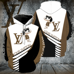 LV Louis Vuitton Snoopy 3D Hoodie All Over Print Zipper Men Women - ff55879e1d78