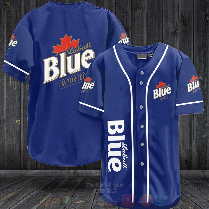 Labatt Blue Baseball Jersey Shirt Labatt Blue Baseball Jersey Shirt