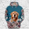 Labrador Retriever And Flower 3D Printed Hoodie/Zipper Hoodie - cce1b8c80a45