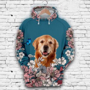Labrador Retriever And Flower 3D Printed Hoodie/Zipper Hoodie - cce1b8c80a45