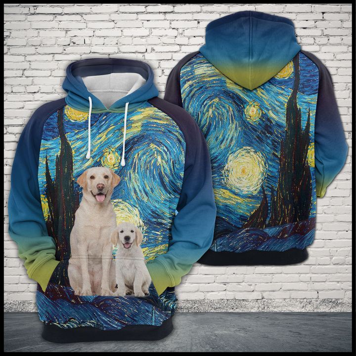 Labrador Retriever Starry Night 3D Printed Hoodie/Zipper Hoodie - d57ee6acab85 Labrador Retriever Starry Night 3D Printed Hoodie/Zipper Hoodie - d57ee6acab85