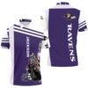 Lamar Jackson Baltimore Ravens 3D Hoodie Polo Shirt - 878d3fc7f021