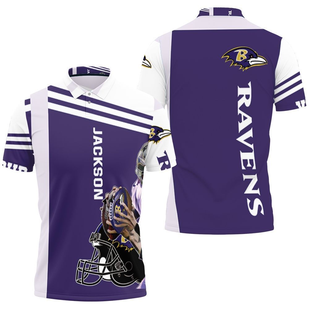 Lamar Jackson Baltimore Ravens 3D Hoodie Polo Shirt - 878d3fc7f021 Lamar Jackson Baltimore Ravens 3D Hoodie Polo Shirt - 878d3fc7f021