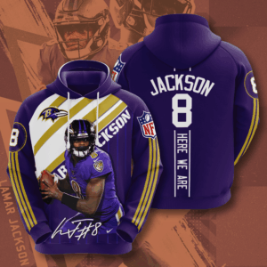 Lamar Jackson Baltimore Ravens 3D Hoodie Sweatshirt For Fans Men Women All Over Printed Hoodie - 2e68c0024d65