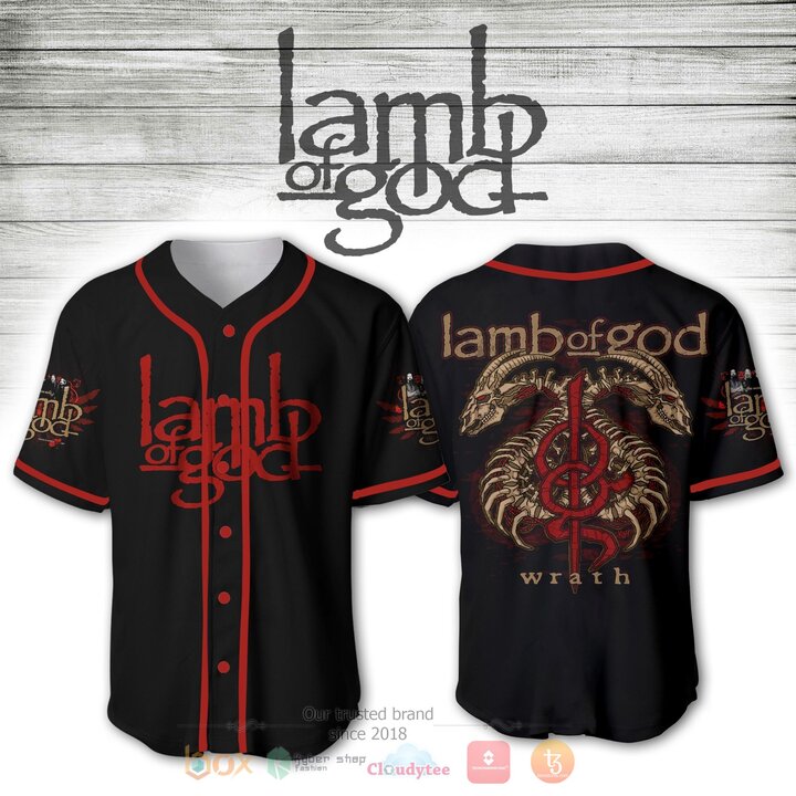 Lamb Of God Band Baseball Jersey Shirt Lamb Of God Band Baseball Jersey Shirt