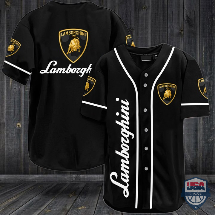 Lamborghini Baseball Jersey Shirt Lamborghini Baseball Jersey Shirt