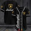 Lamborghini Black Baseball Jersey