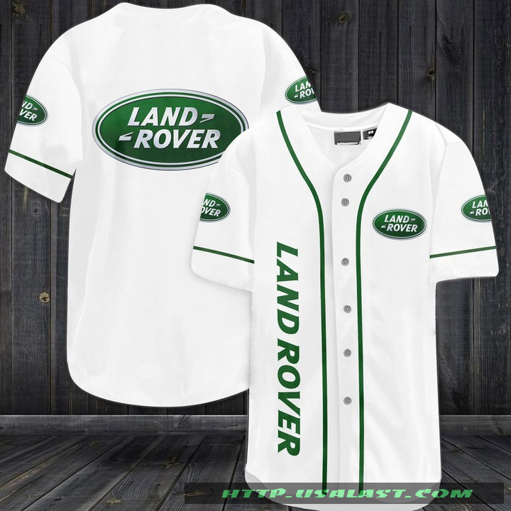 Land Rover Baseball Jersey Shirt Land Rover Baseball Jersey Shirt