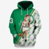Larry Bird Celtics Team Pullover And Zip Pered Hoodies Custom 3D Larry Bird Graphic Printed 3D Hoodie All Over Print Hoodie For Men For Women - de71480cc8c8