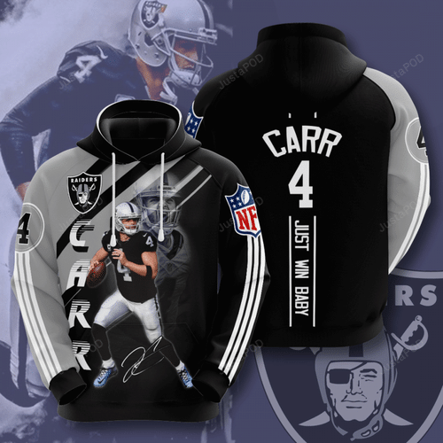 Las Vegas Raiders Derek Carr 3D Hoodie For Men For Women - f44b7e005e9a Las Vegas Raiders Derek Carr 3D Hoodie For Men For Women - f44b7e005e9a