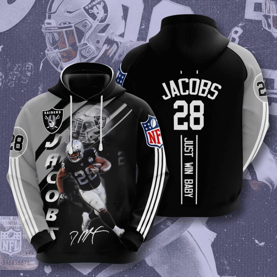 Las Vegas Raiders Josh Jacobs Donald 3D Hoodie Sweatshirt For Fans Men Women All Over Printed Hoodie - 931956e52277 Las Vegas Raiders Josh Jacobs Donald 3D Hoodie Sweatshirt For Fans Men Women All Over Printed Hoodie - 931956e52277