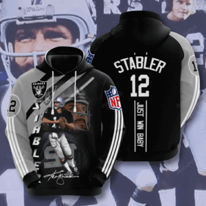 Las Vegas Raiders Ken Stabler 3D Hoodie For Men For Women - 552489d6dec6
