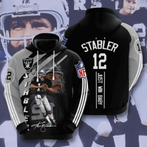 Las Vegas Raiders Ken Stabler 3D Hoodie Sweatshirt For Fans Men Women All Over Printed Hoodie - f56a52783e89