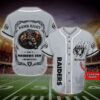 Las Vegas Raiders Mascot Nfl Custom Name Baseball Jersey