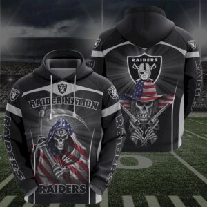 Las Vegas Raiders Skull Flat Usa Pullover And Zippered Hoodies Custom 3D Las Vegas Raiders Graphic Printed 3D Hoodie All Over Print Hoodie For Men For Women - 56e5081c2a19