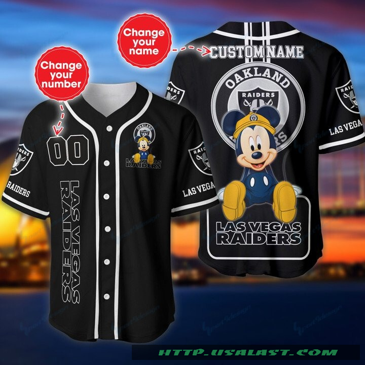 Las Vegas Riders Mickey Mouse Personalized Baseball Jersey Shirt Las Vegas Riders Mickey Mouse Personalized Baseball Jersey Shirt