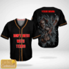 Leatherface Dont With Texas Custom Name Baseball Jersey Shirt