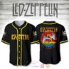 Led Zeppelin U.S. Tour 1975 Baseball Jersey Shirt