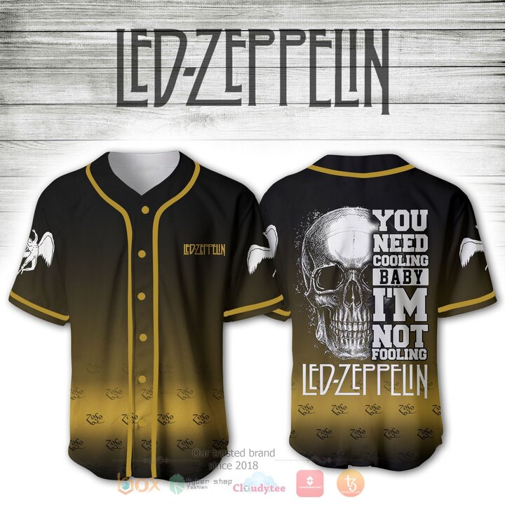 Led Zeppelin You Need Cooling Baby Im Not Fooling Baseball Jersey Shirt Led Zeppelin You Need Cooling Baby Im Not Fooling Baseball Jersey Shirt