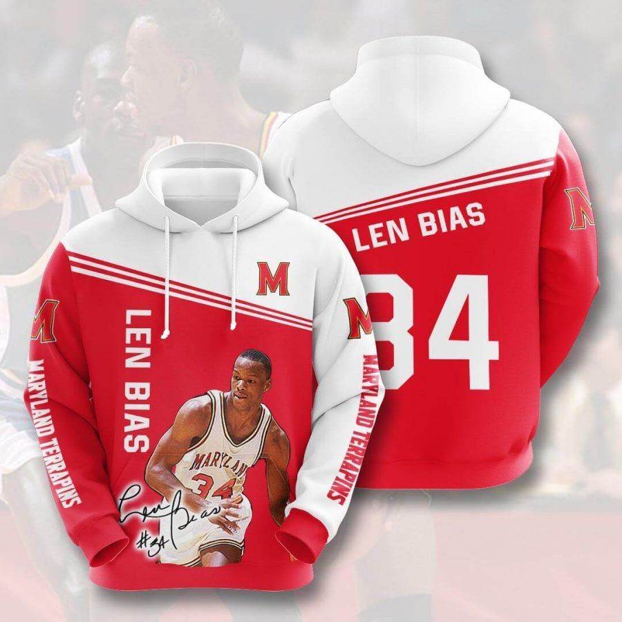 Len Bias 34 Maryland Terrapins 3D Hoodie - 5b559e41ba0e Len Bias 34 Maryland Terrapins 3D Hoodie - 5b559e41ba0e