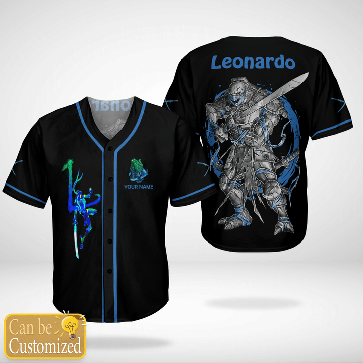 Leonardo Custom Name Baseball Jersey Shirt Leonardo Custom Name Baseball Jersey Shirt