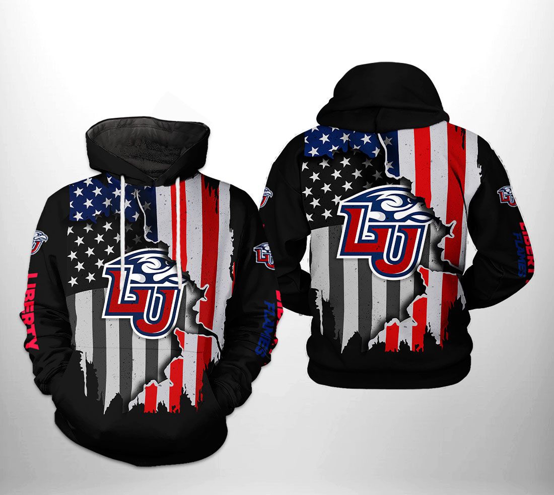 Liberty Flames NCAA US Flag 3D Printed Hoodie/Zipper Hoodie - 06c9a7f2b439 Liberty Flames NCAA US Flag 3D Printed Hoodie/Zipper Hoodie - 06c9a7f2b439