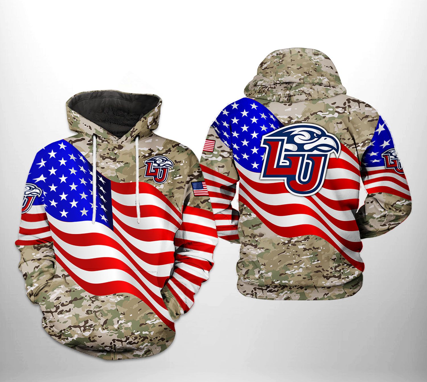 Liberty Flames NCAA US Flag Camo Veteran 3D Printed Hoodie/Zipper Hoodie - d1cecba596ea Liberty Flames NCAA US Flag Camo Veteran 3D Printed Hoodie/Zipper Hoodie - d1cecba596ea