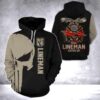 Lineman 3D Printed Hoodie/Zipper Hoodie - 074c8e2f7e99
