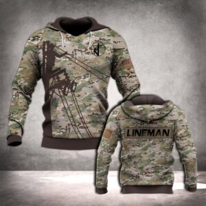 Lineman 3D Printed Hoodie/Zipper Hoodie - 8299213dc5eb