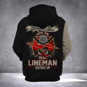 Lineman 3D Printed Hoodie/Zipper Hoodie - 9214255d5ab6